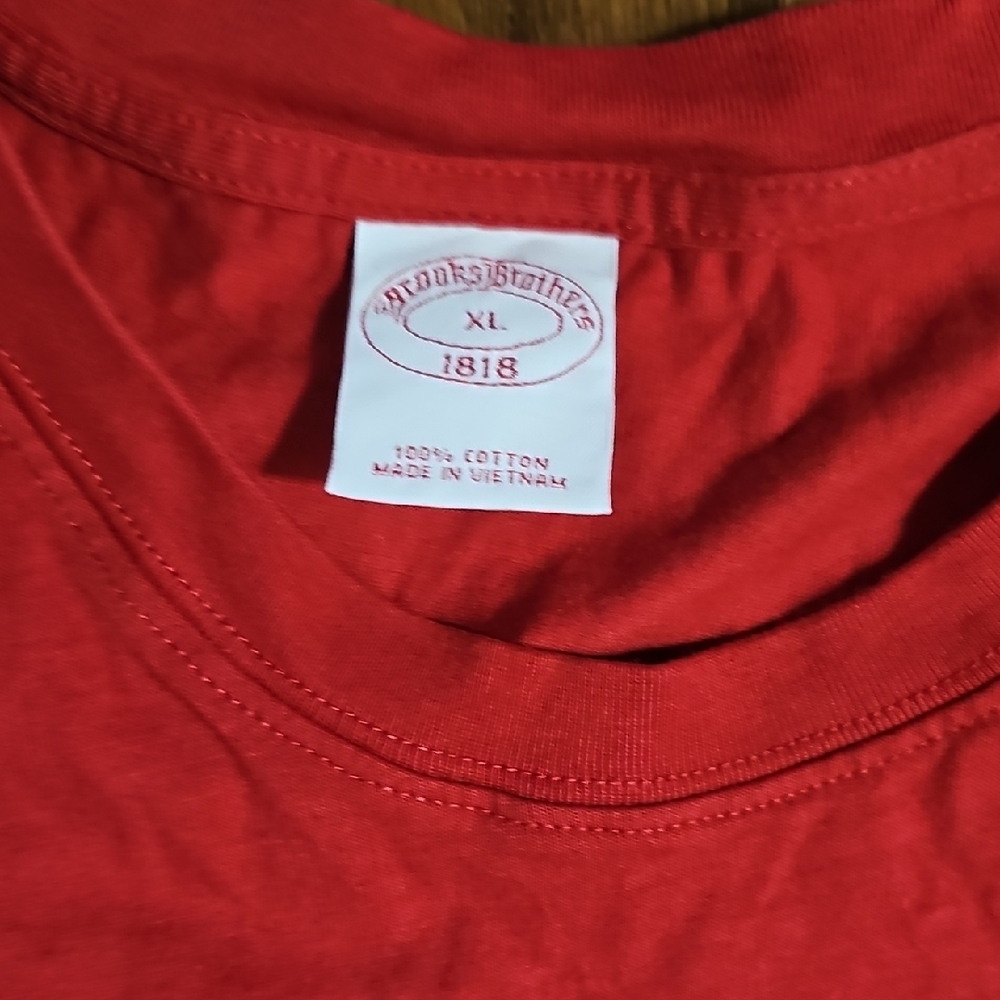 Brooks Brothers Lot Of 3 Navy Blue, Black, And Red T-Shirt - Picture 4 of 4